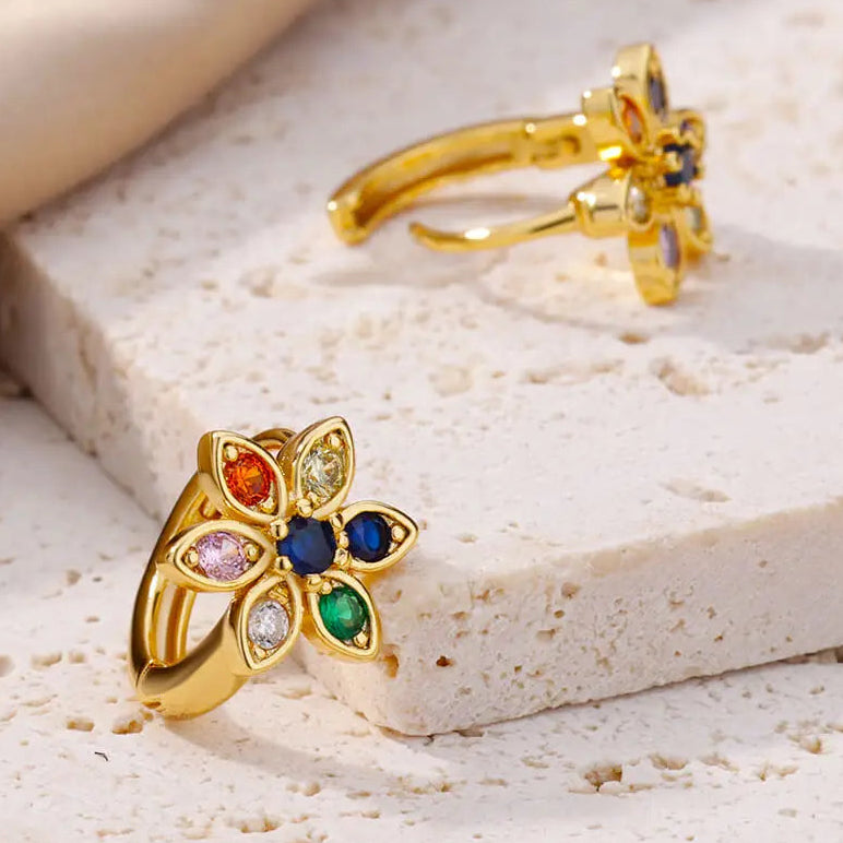 Florecita Arcoíris Dorada