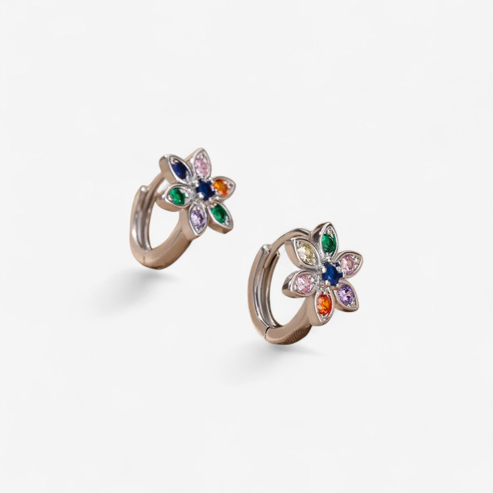 Florecita Arcoíris Plateada