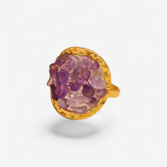 Piedrita Protección Morada